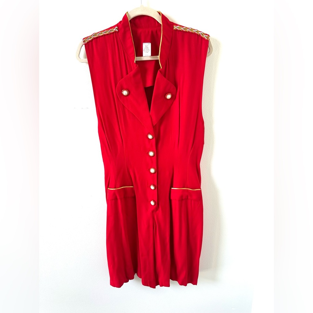 Y2K red jumper size 14